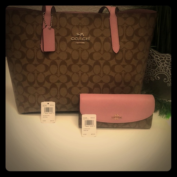 Coach Handbags - Coach handbag and wallet set